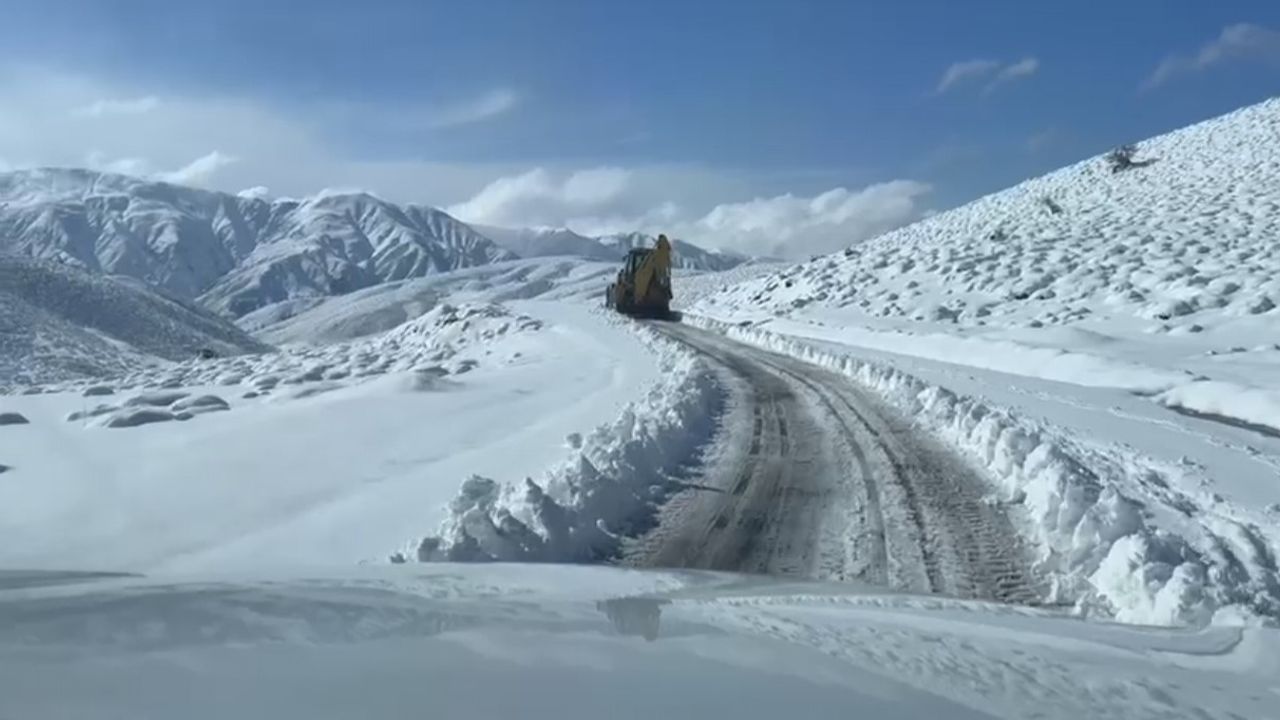 Muş'ta Yoğun Kar Yağışı Hayatı Olumsuz Etkiledi