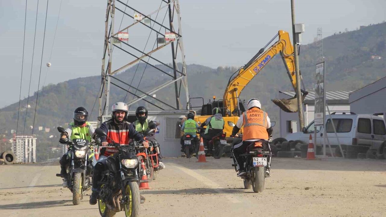 Ordu'daki Motosiklet Eğitim Alanında Güvenlik Sorunları