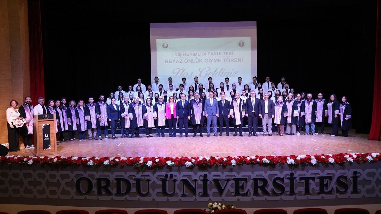 Ordu Üniversitesi Diş Hekimliği Fakültesi Beyaz Önlük Töreni