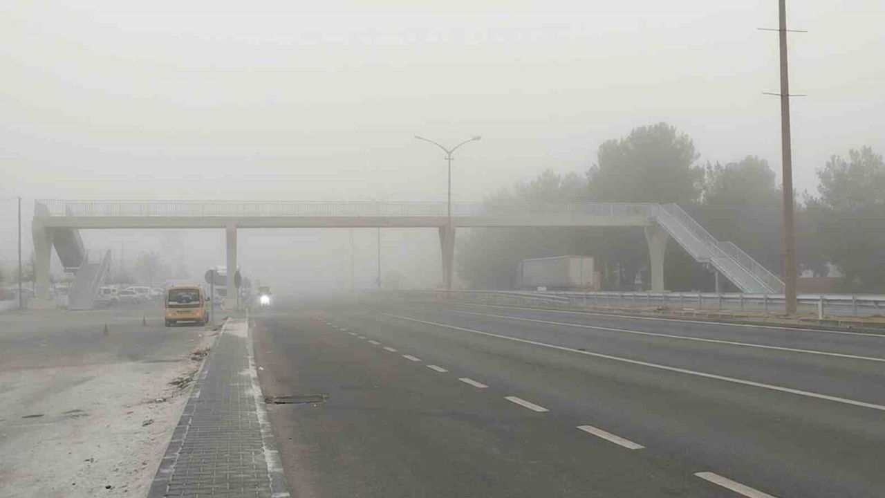 Osmancık'ta Yoğun Sis Görüntüleri