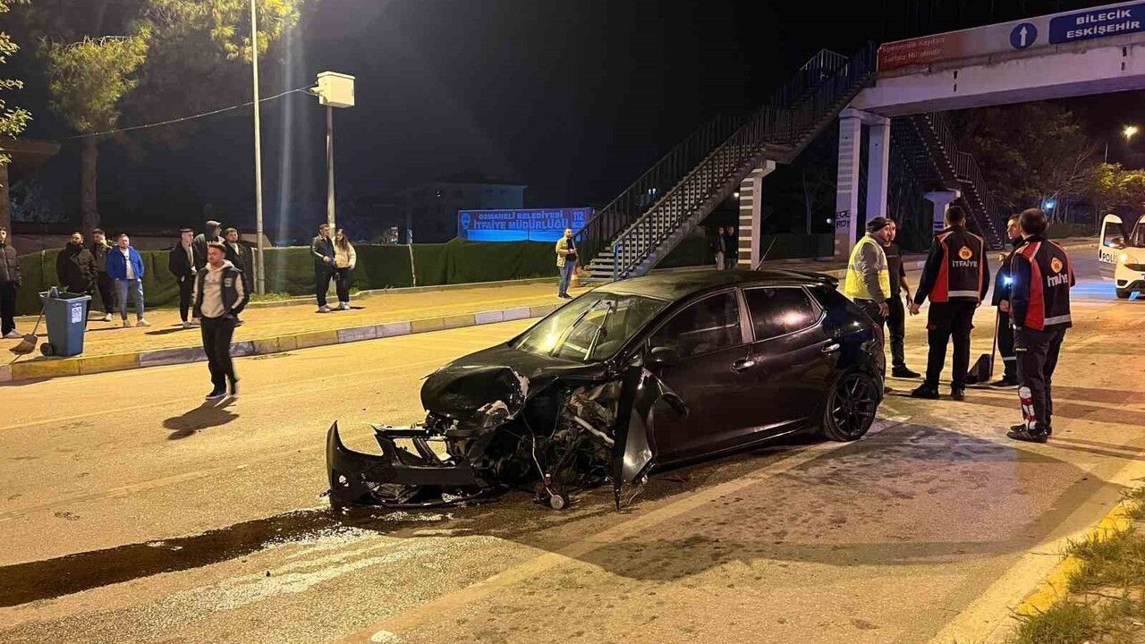 Osmaneli'nde Trafik Kazası: Bir Yaralı