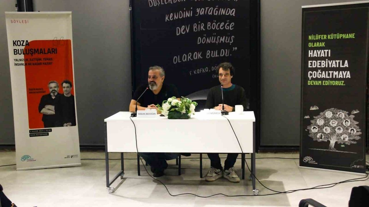 Özgür Mumcu Nilüfer’de Koza Buluşmaları'nda Okurlarıyla Buluştu