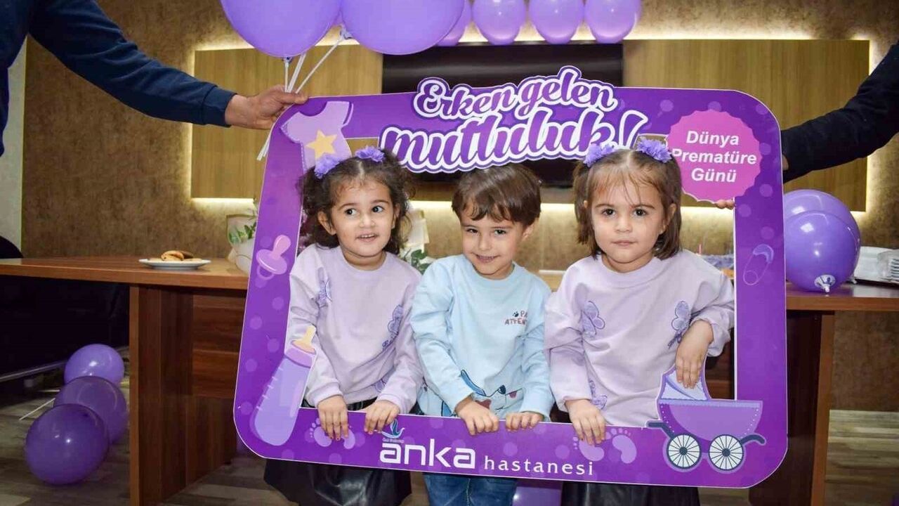 Prematüre Kahramanlar ANKA Hastanesi'nde Buluştu