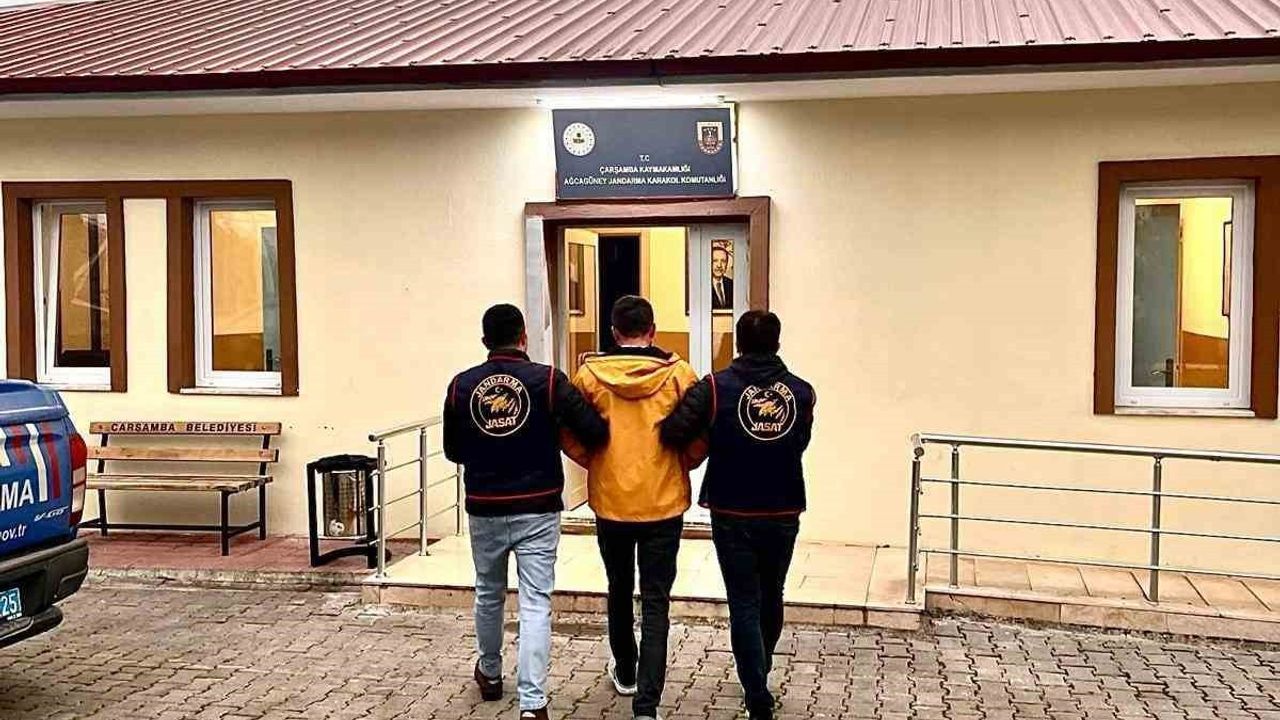 Samsun'da Aranan Suçlu Jandarma Tarafından Yakalandı