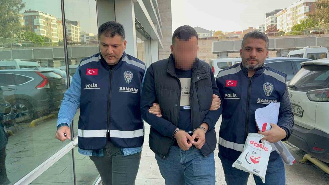 Samsun’da Eşine Şiddet Uygulayan Koca Gözaltında