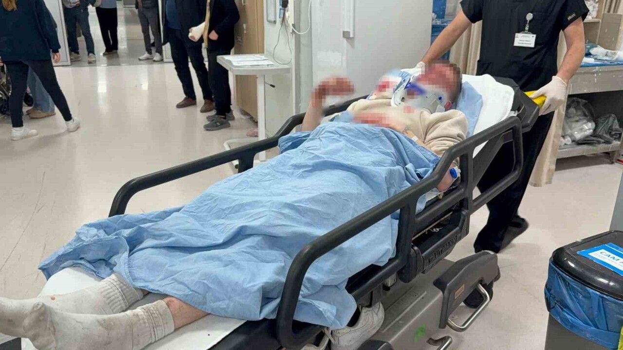 Samsun'da Motosiklet Sürücüsü Kaza Yaparak Yaralandı