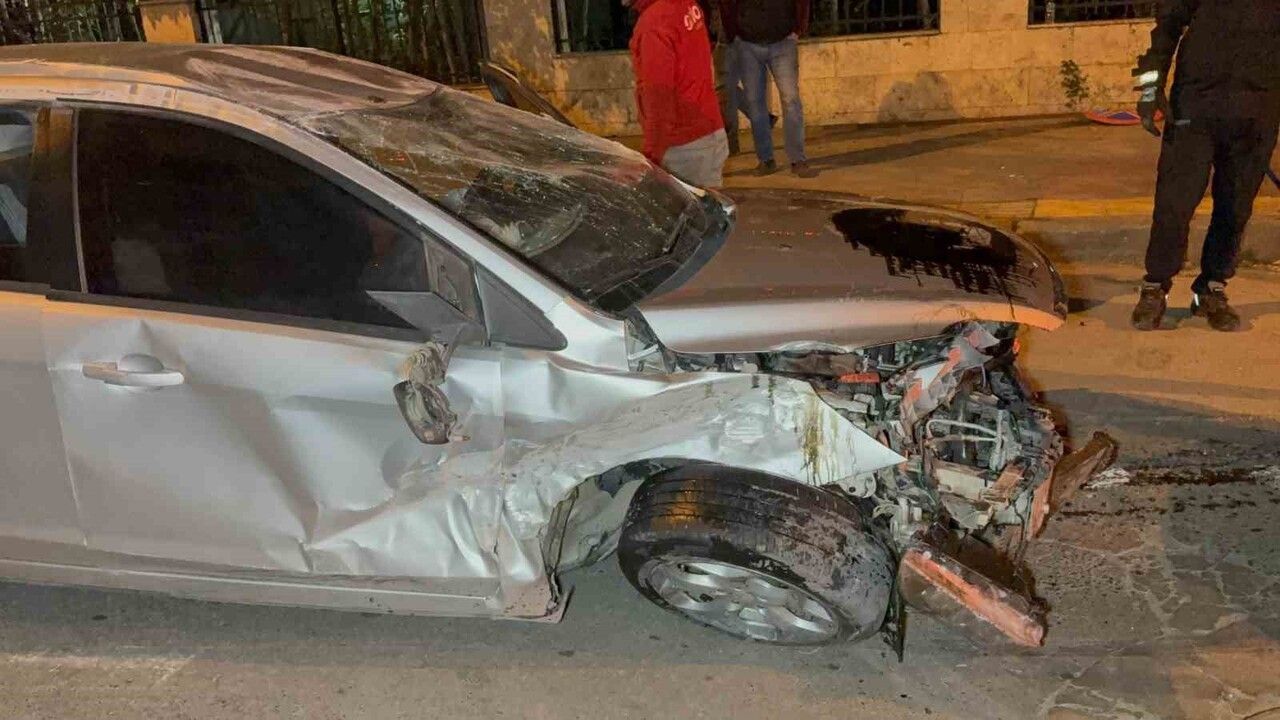 Samsun'da Takla Atan Otomobilde Bir Yaralı
