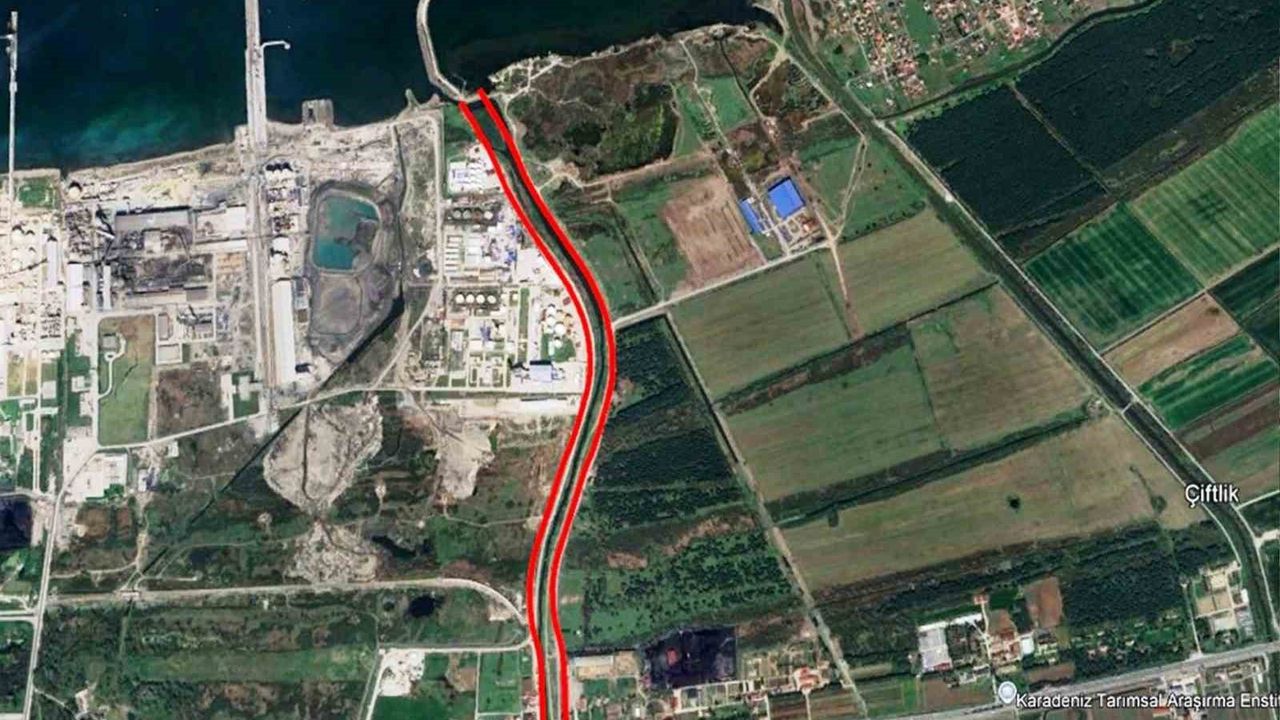 Samsun Yeni OSB'de Drenaj Çalışmaları Tamamlandı