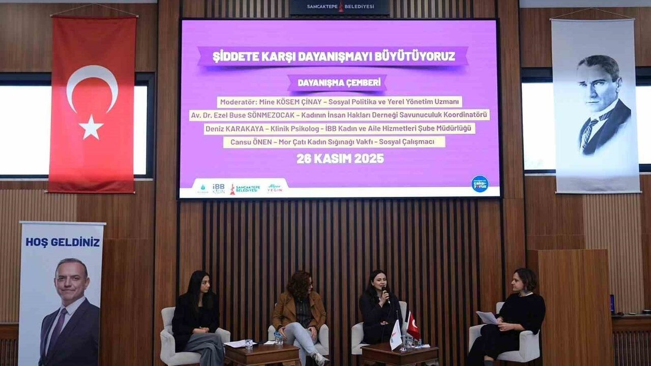 Sancaktepe Belediyesi'nde Kadına Yönelik Şiddetle Mücadele Etkinliği