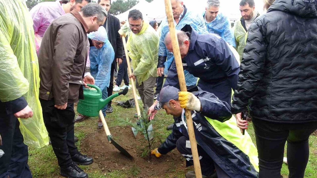Sancaktepe'de Geleceğe Nefes Olacak Fidanlar Dikildi