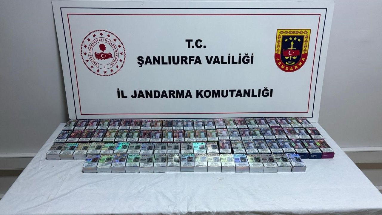 Şanlıurfa'da Kaçak Sigara Operasyonu: 84 Paket Ele Geçirildi