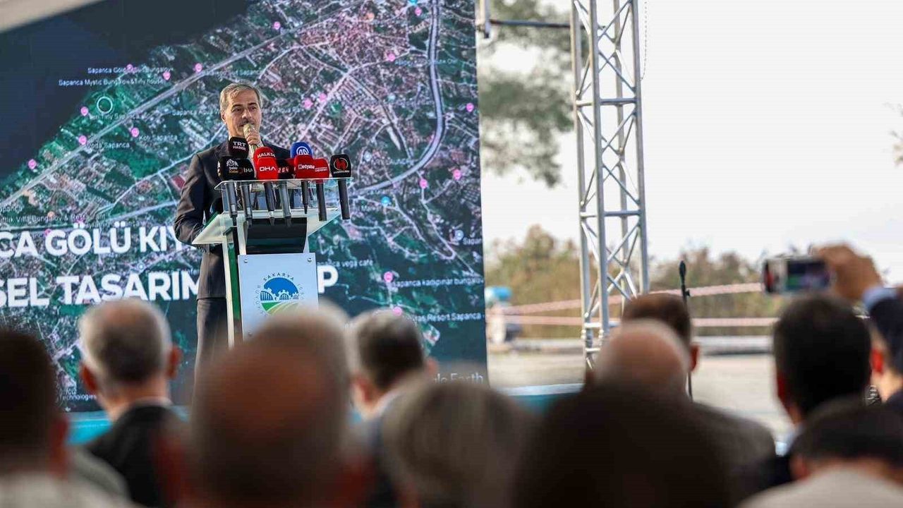 Sapanca Gölü'nde Doğa Dostu Yeşil Alan Projesi Başladı