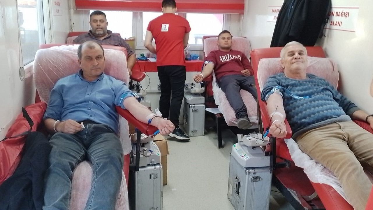 Sarıgöl'de Kan Bağış Kampanyasına Destek Yağdı