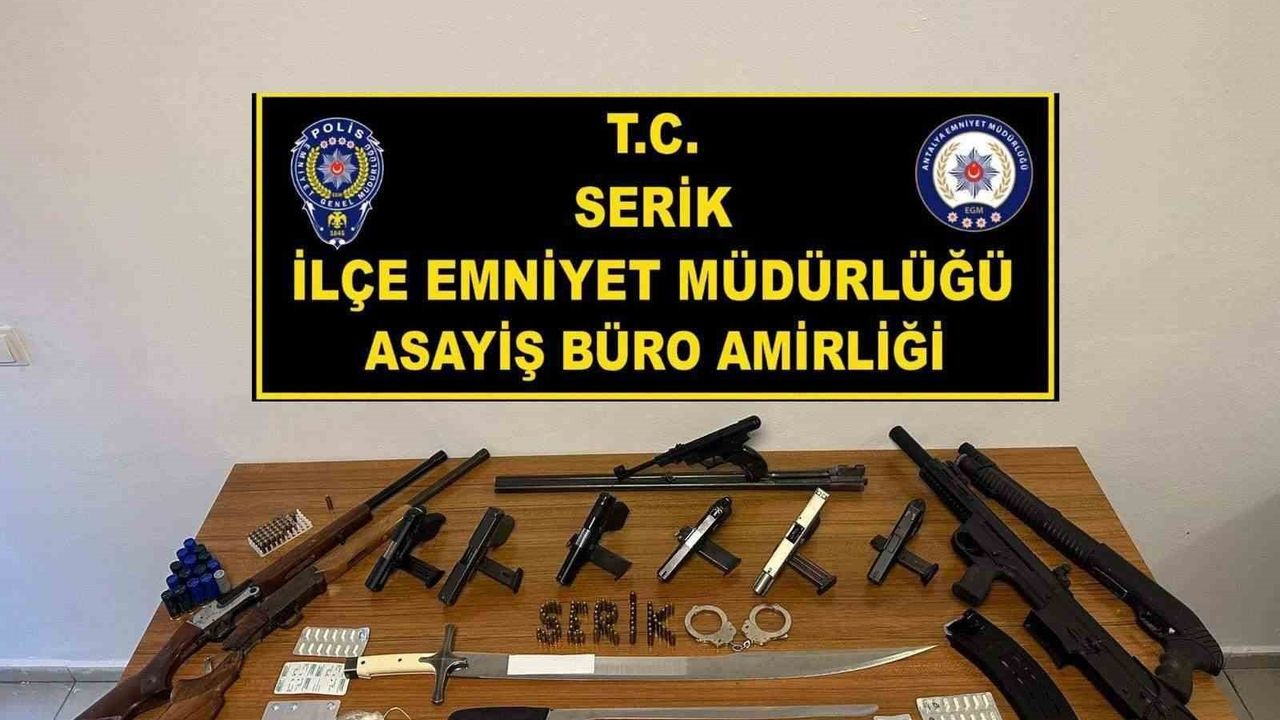 Serik'te Eş Zamanlı Operasyon: 16 Şüpheli Yakalandı