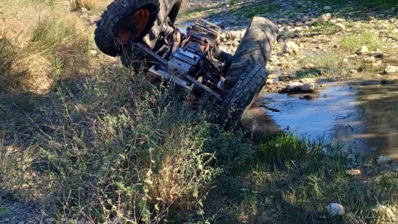 Serik'te Traktör Devrildi, Sürücü Hayatını Kaybetti