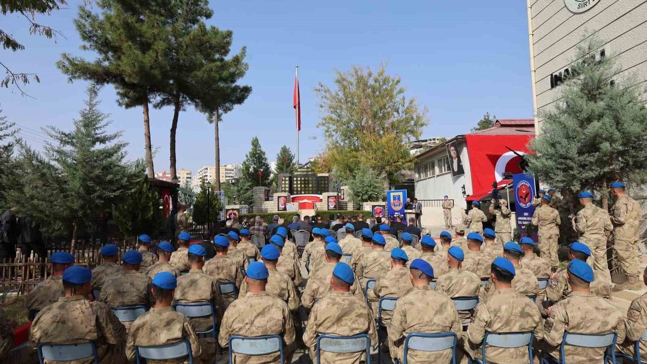 Siirt'te 17 Şehit İçin Anma Töreni Düzenlendi