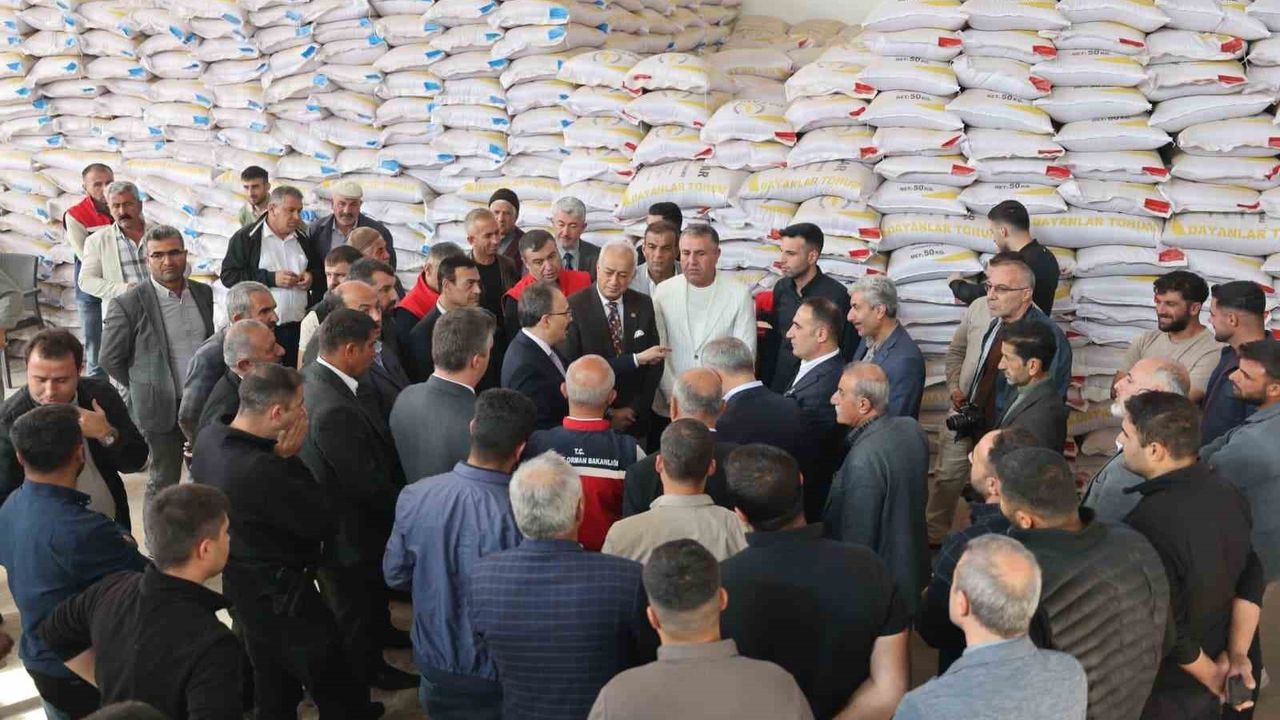 Siirt'te 203 Ton Kırmızı Mercimek Çiftçilere Dağıtıldı