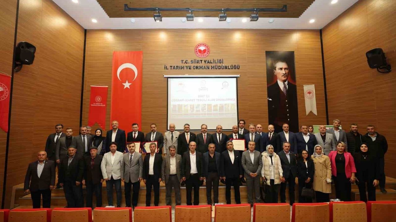 Siirt'te Coğrafi İşaretler Farkındalık Konferansı Düzenlendi
