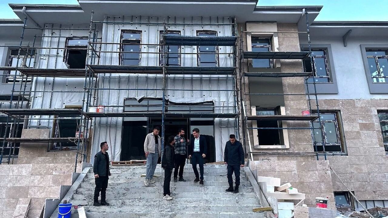 Simav Jandarma Komutanlığı Yeni Hizmet Binasında Son Aşama