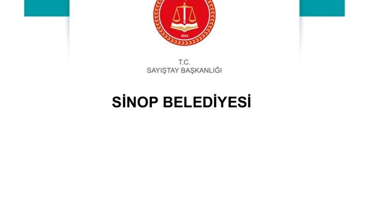 Sinop Belediyesi'nde Usulsüzlükler Tespit Edildi