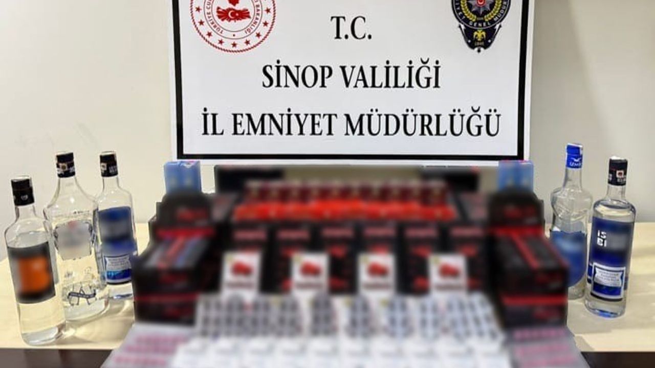 Sinop'ta Kaçak İçki ve Cinsel Ürün Operasyonu: 1 Gözaltı