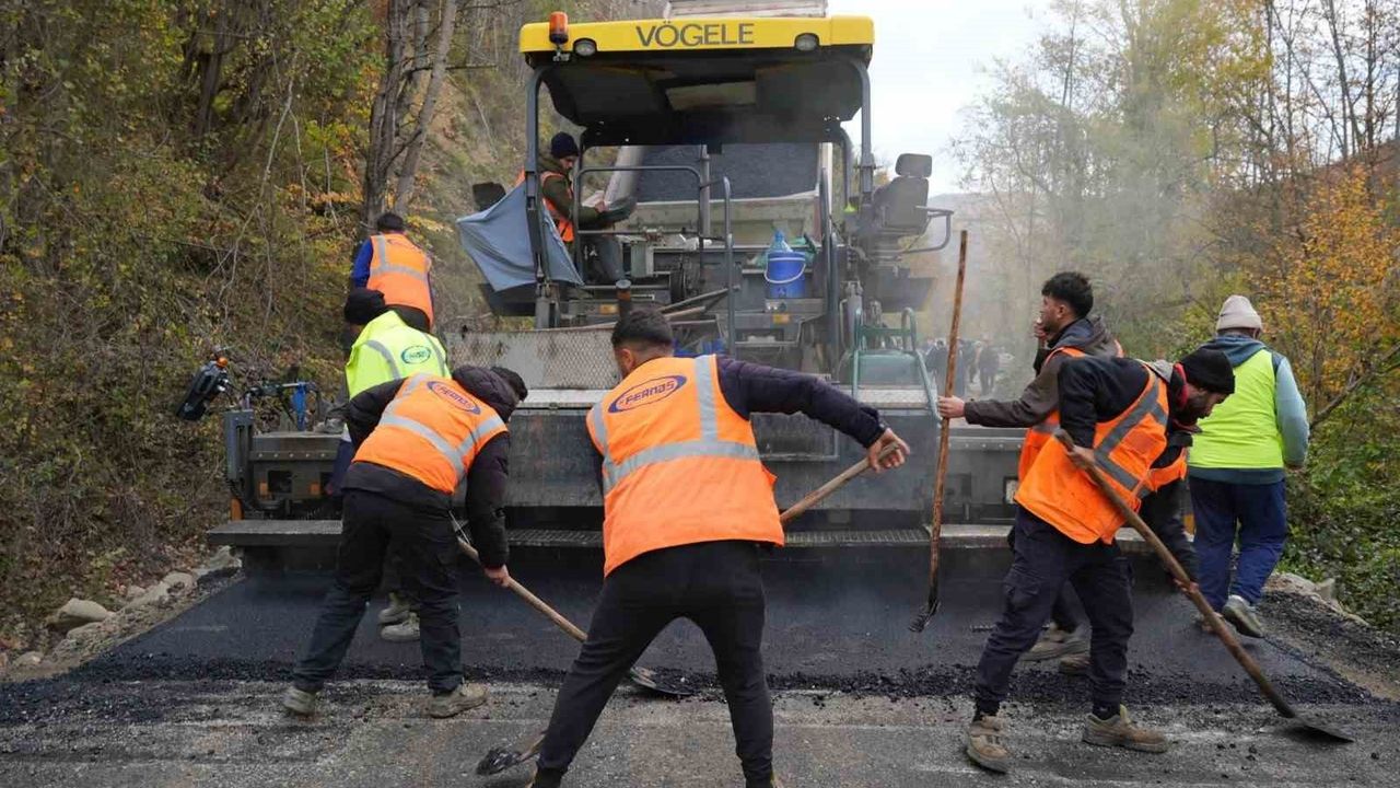 Sinop'ta Kırsala 387 Kilometre Asfalt Yolu
