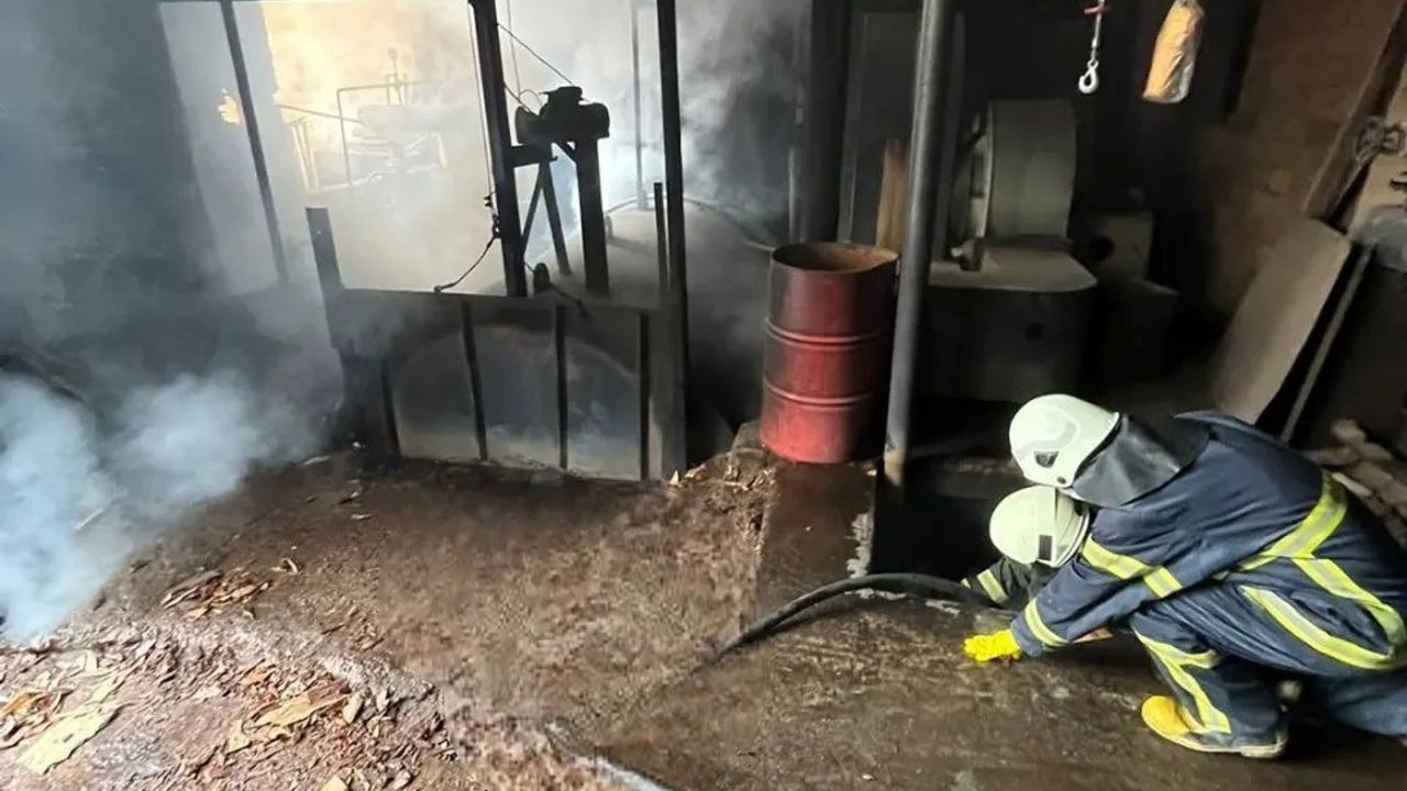 Sinop'ta Sanayi Sitesinde Yangın Paniği