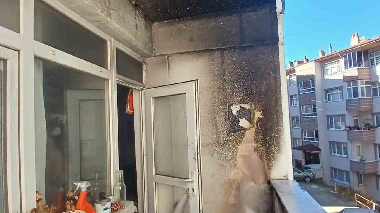 Soba Külünden Yangın Çıktı
