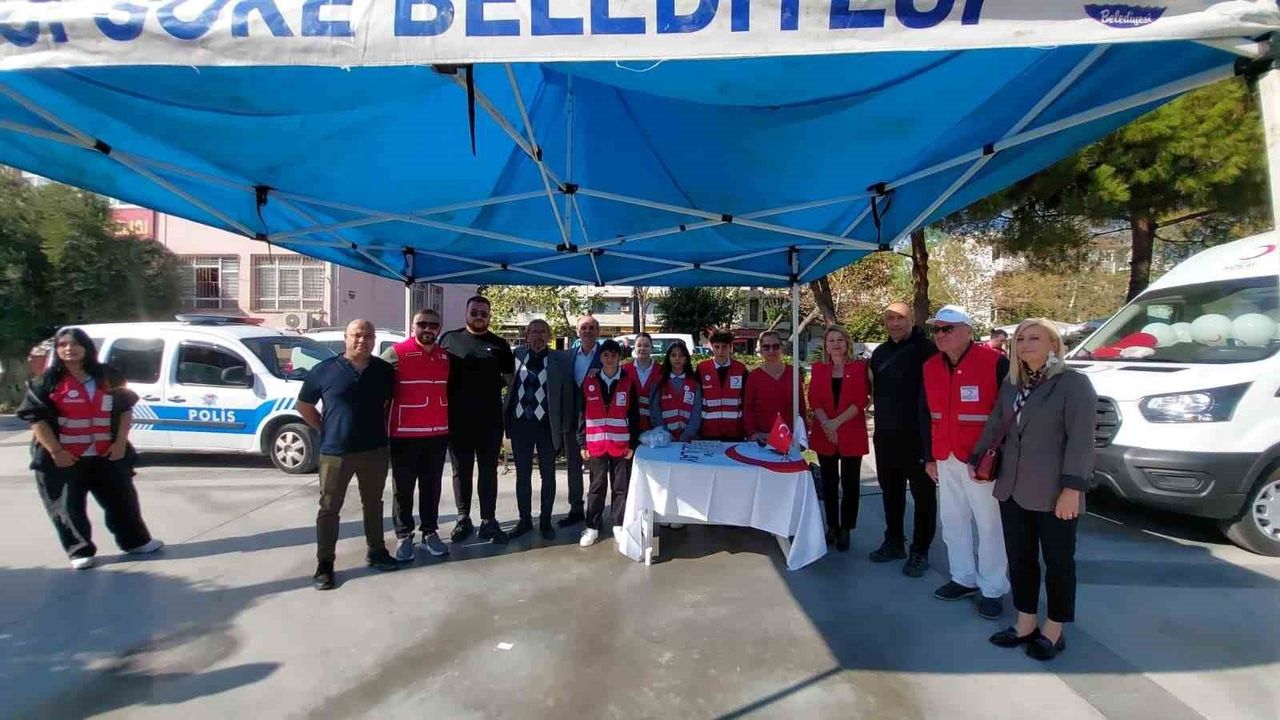 Söke’de Anlamlı Kızılay Haftası Kutlaması