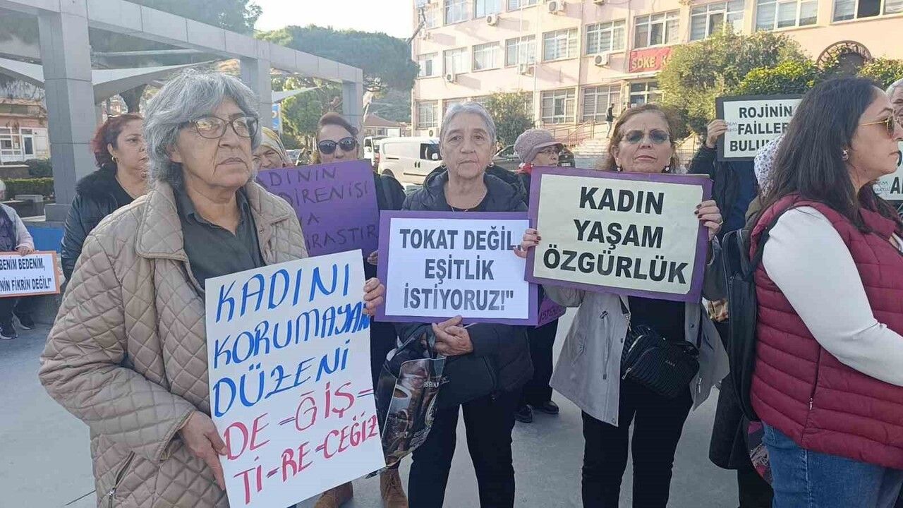 Söke'de Kadına Şiddete Karşı Farkındalık Yürüyüşü