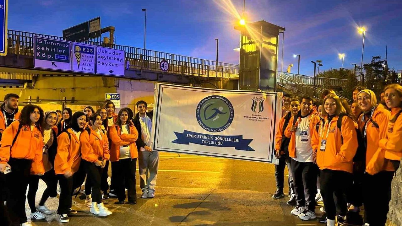 SUBÜ Öğrencileri İstanbul Maratonu'nda Gönüllü