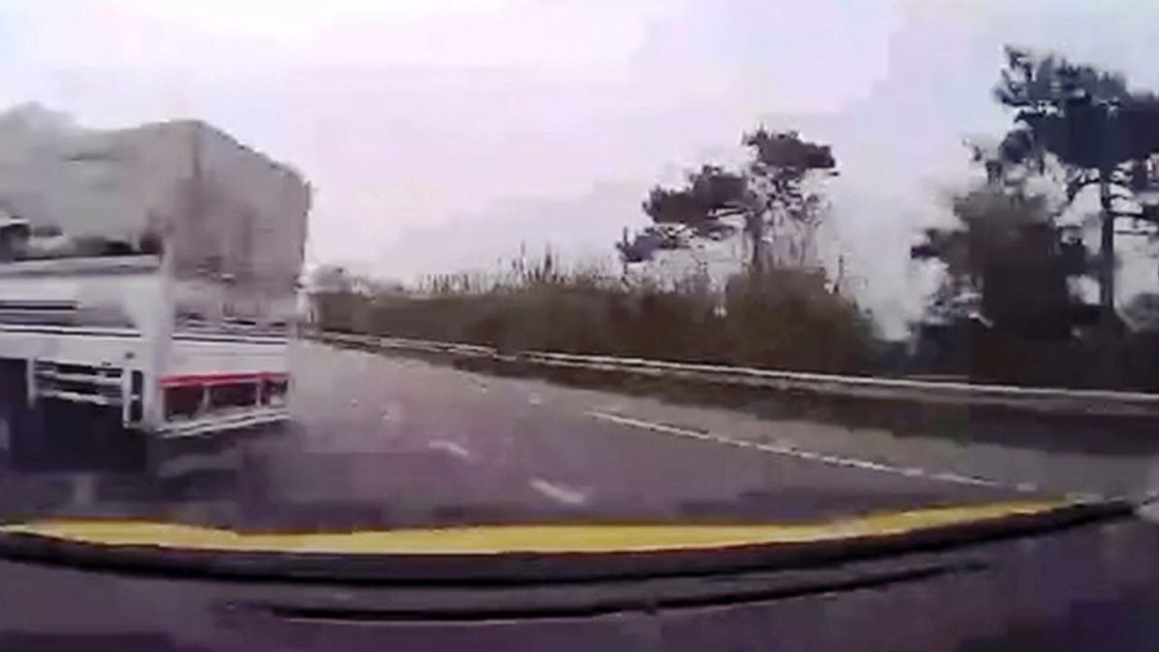 Taksi Şoförünün Soğukkanlılığı Büyük Bir Kazayı Önledi