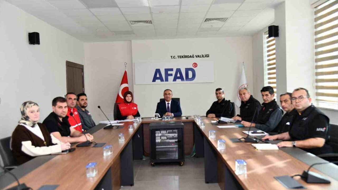 Tekirdağ'da Afet Beslenme Kapasitesi Toplantısı