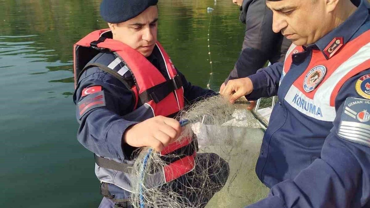 Tepekışla Barajı'nda Kaçak Balık Avına Cezai İşlem
