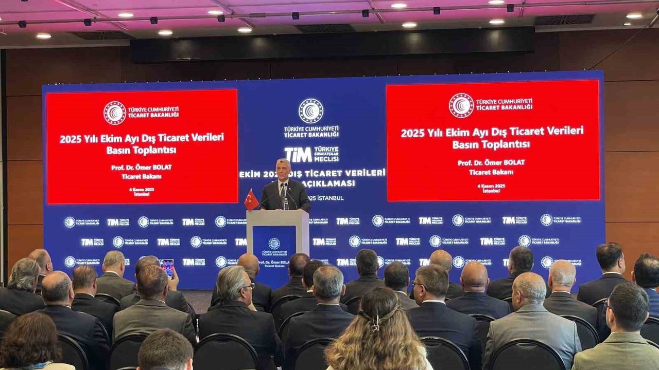 Ticaret Bakanı Bolat, Ekim Ayı İhracat Verilerini Açıkladı