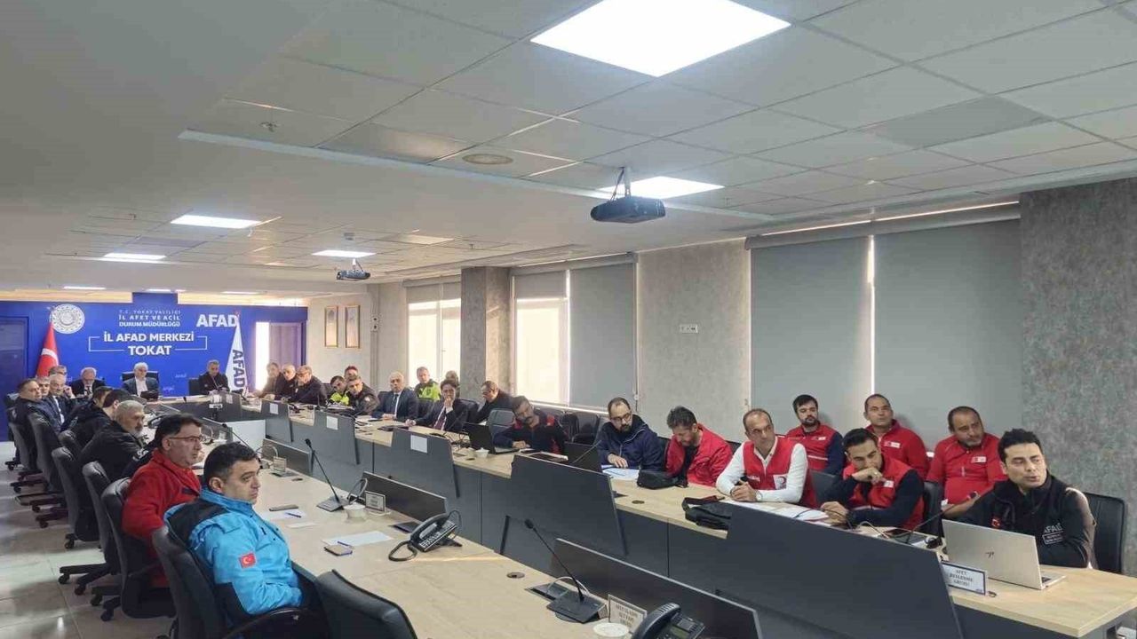 Tokat'ta 245 Personel Afet Müdahalesi Tatbikatı Gerçekleştirdi