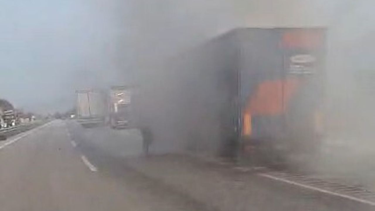 Tokat'ta Tır Sürücüsünün Hızlı Müdahalesi Facianın Önüne Geçti