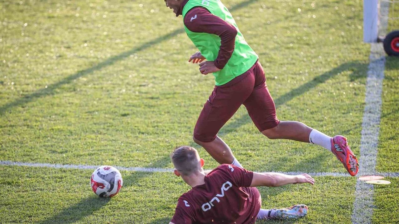 Trabzonspor, RAMS Başakşehir maçı için antrenman yaptı