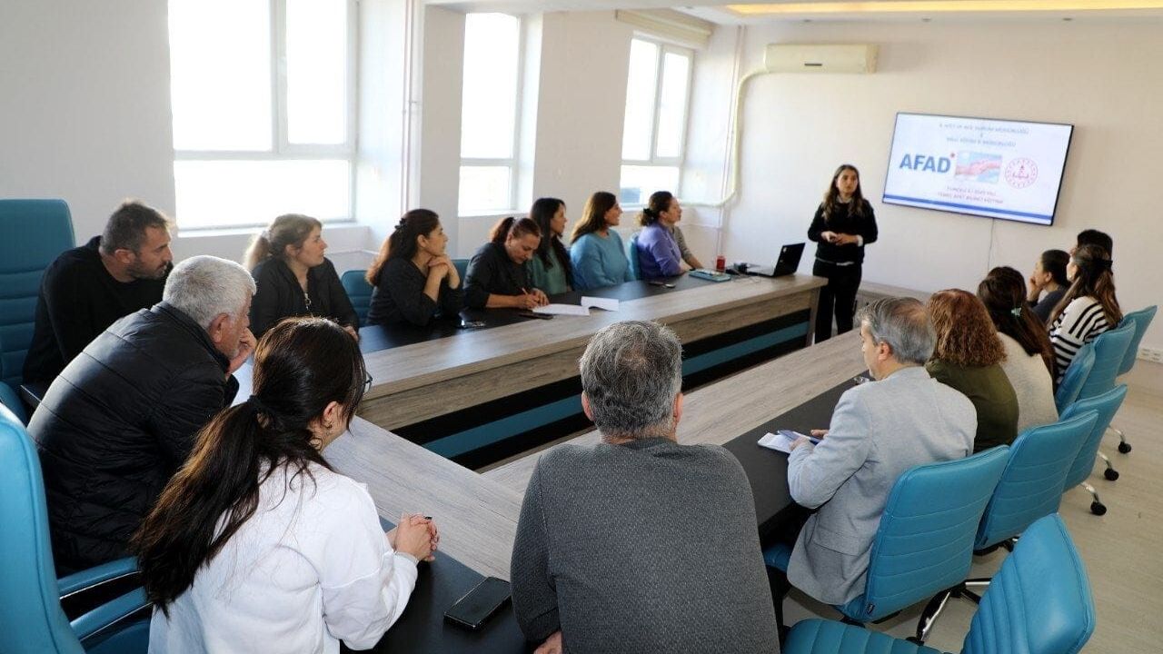 Tunceli'de Temel Afet Bilinci Eğitimi