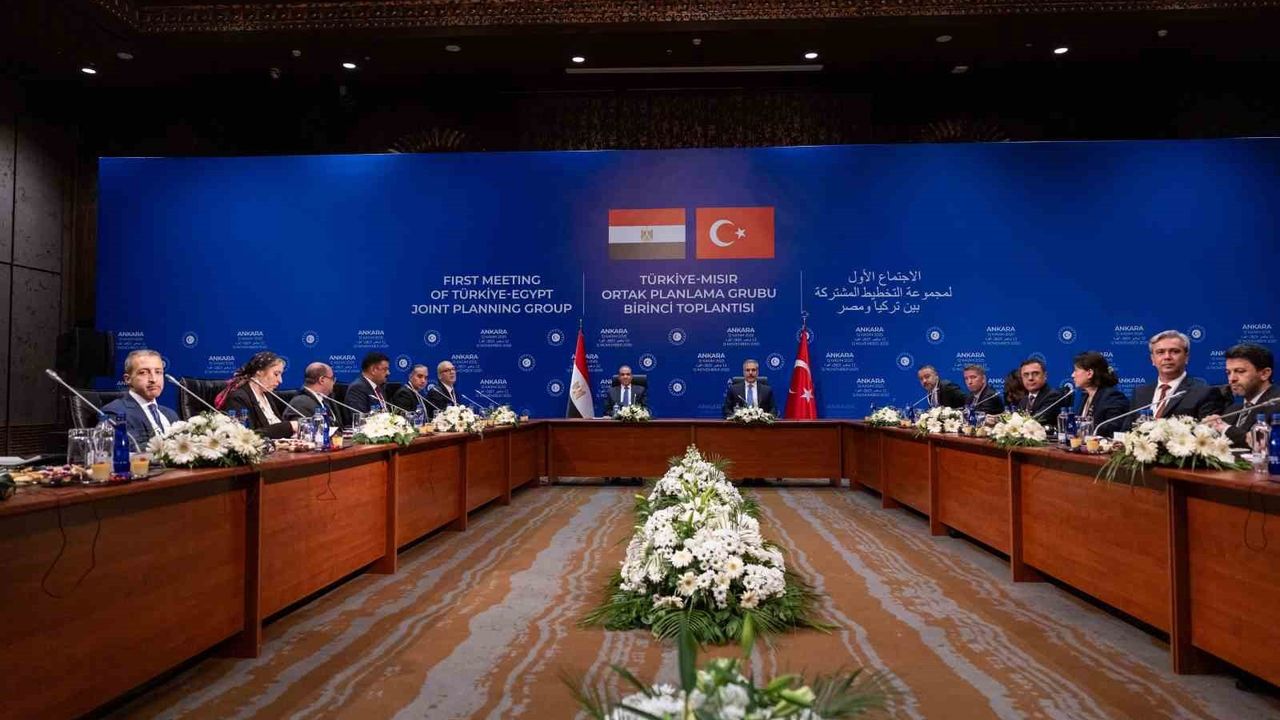 Türkiye-Mısır Ortak Planlama Grubu Toplantısı Başladı