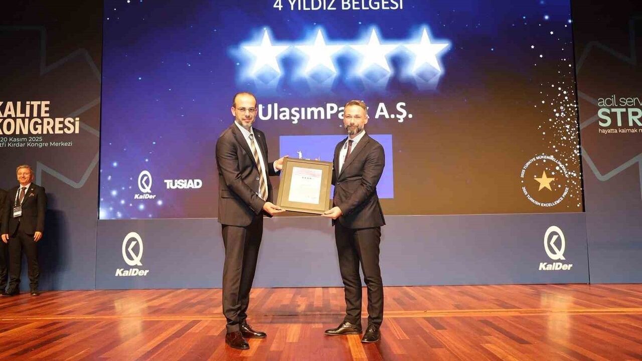 UlaşımPark Kalite Yolculuğunda 4 Yıldız Aldı