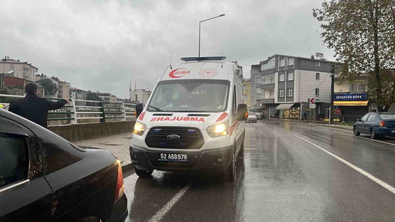 Ünye'de Yaya Kazası: Bir Yaralı