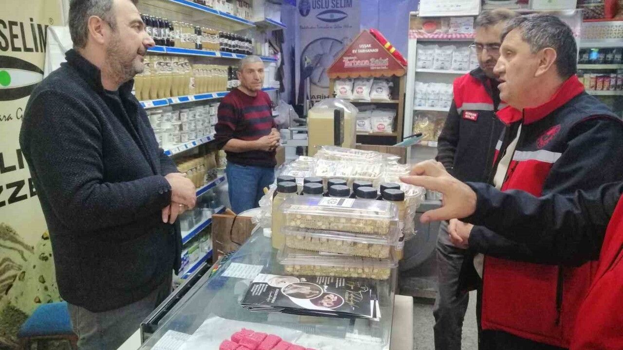 Uşak'ta Riskli Gıda Ürünlerine Denetim