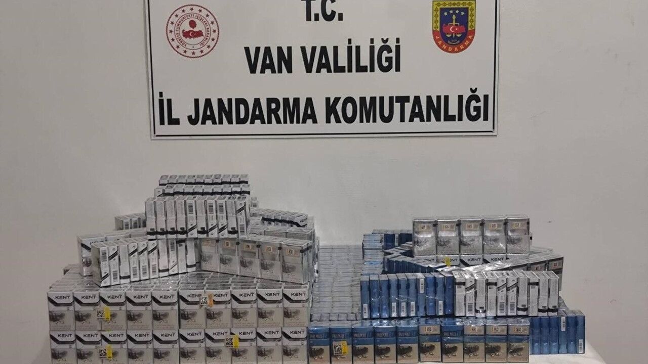 Van’da 2 bin 192 Paket Kaçak Sigara Ele Geçirildi