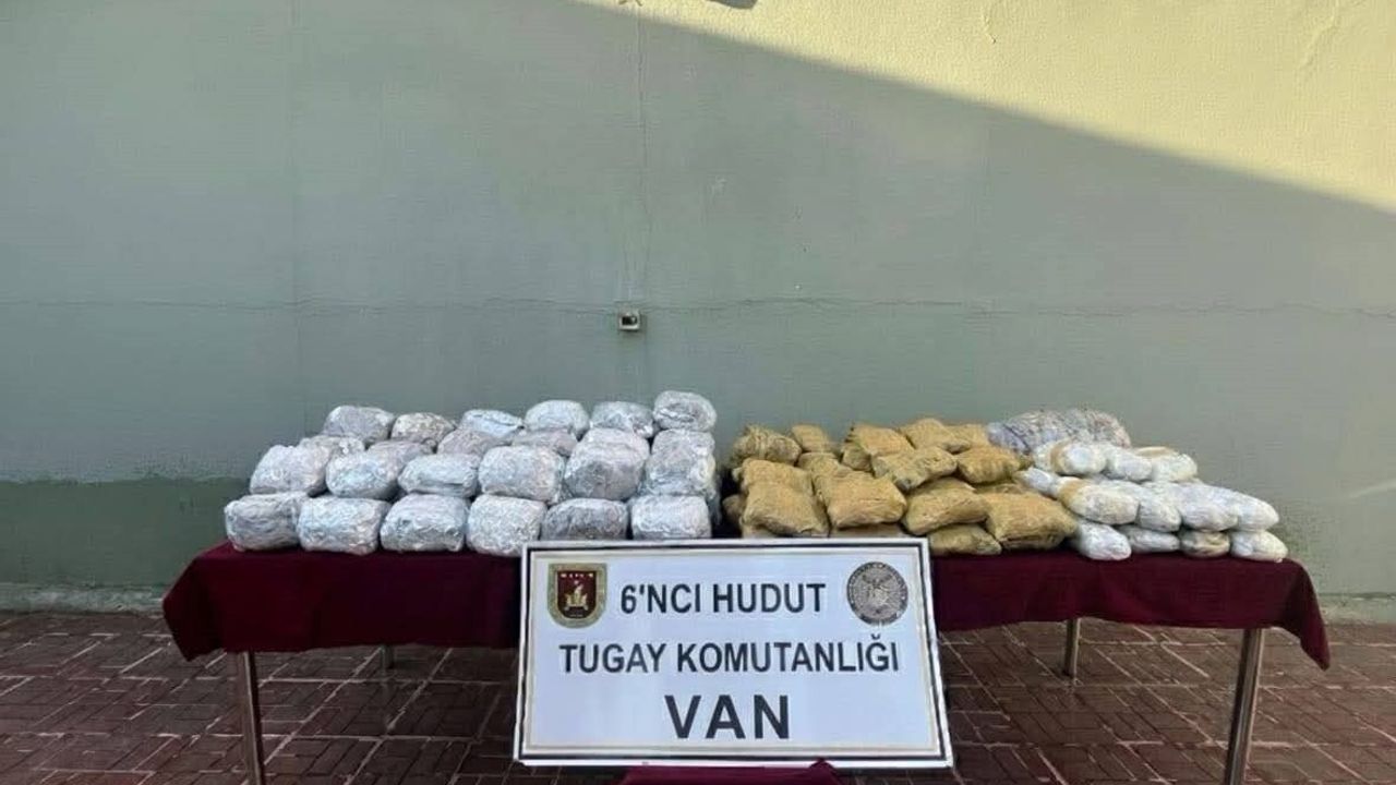 Van Sınır Hattında 109 Kilogram Uyuşturucu Yakalandı