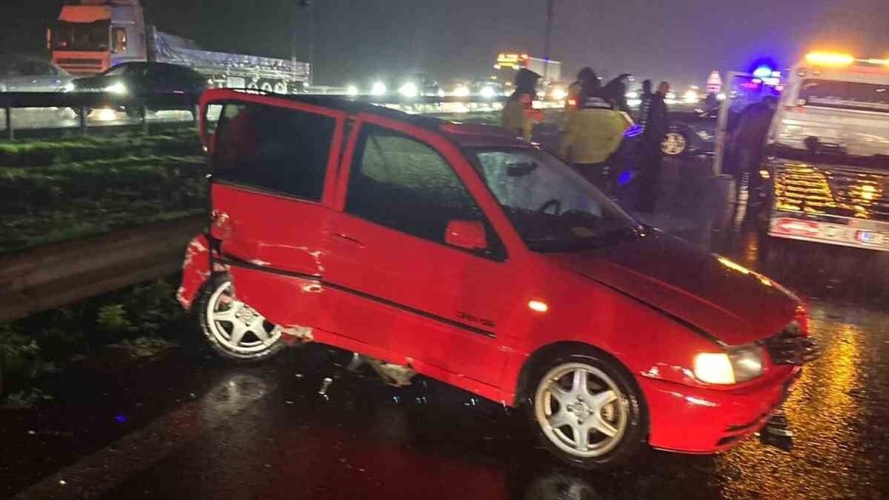 Zincirleme Kaza Anadolu Otoyolu'nda 3 Yaralı