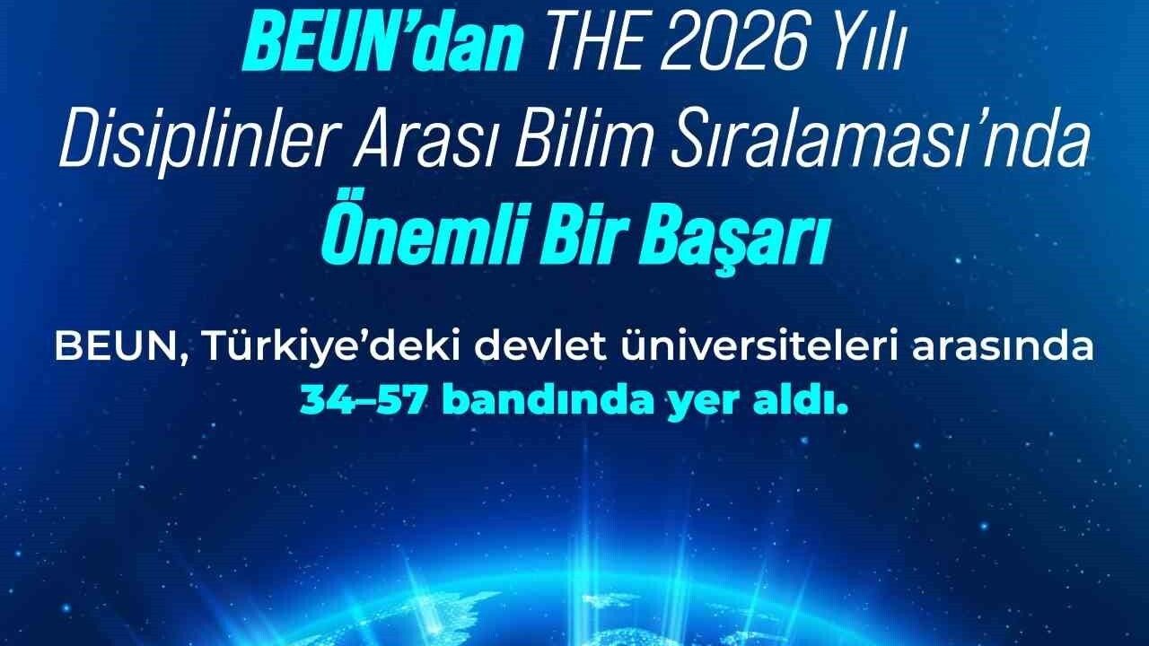 Zonguldak Bülent Ecevit Üniversitesi'nden THE 2026 Başarısı