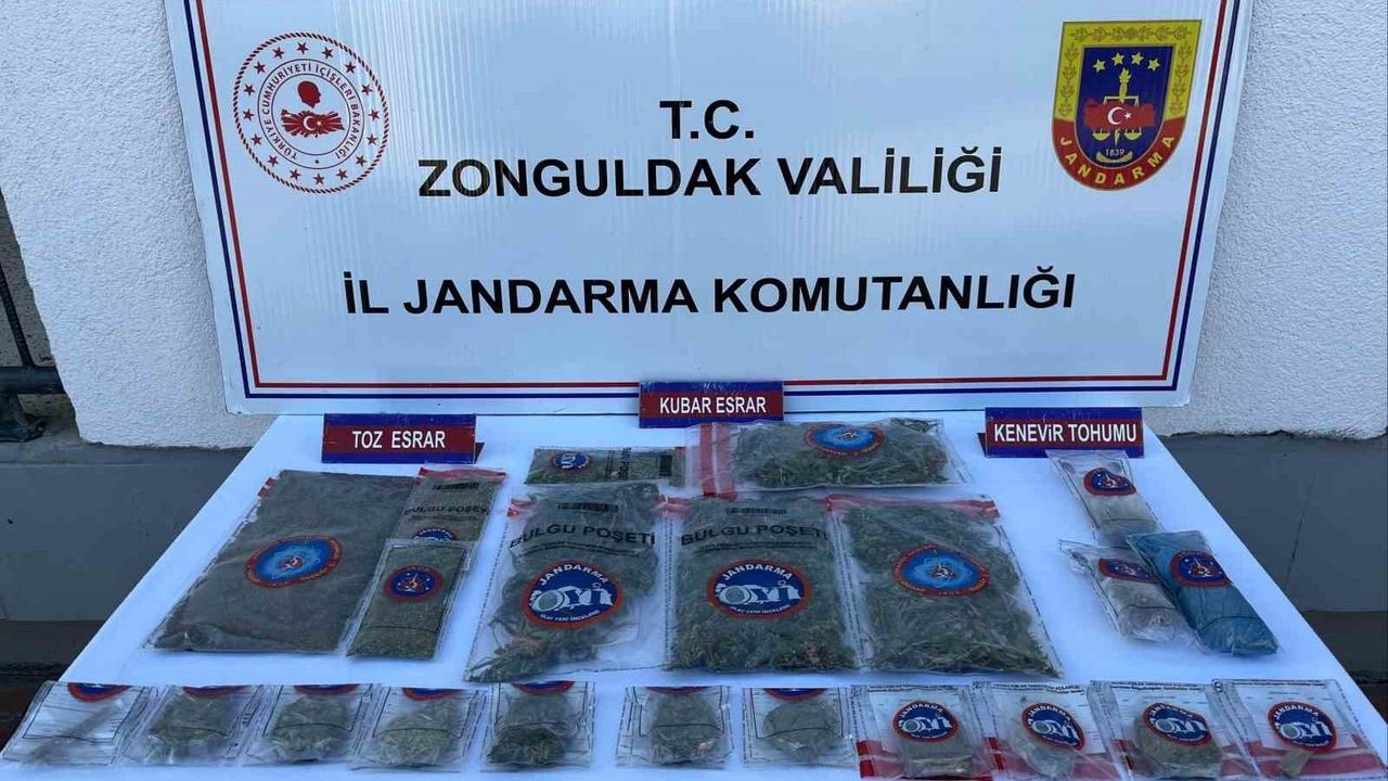 Zonguldak'ta Narkotik Operasyonları: 3 Gözaltı