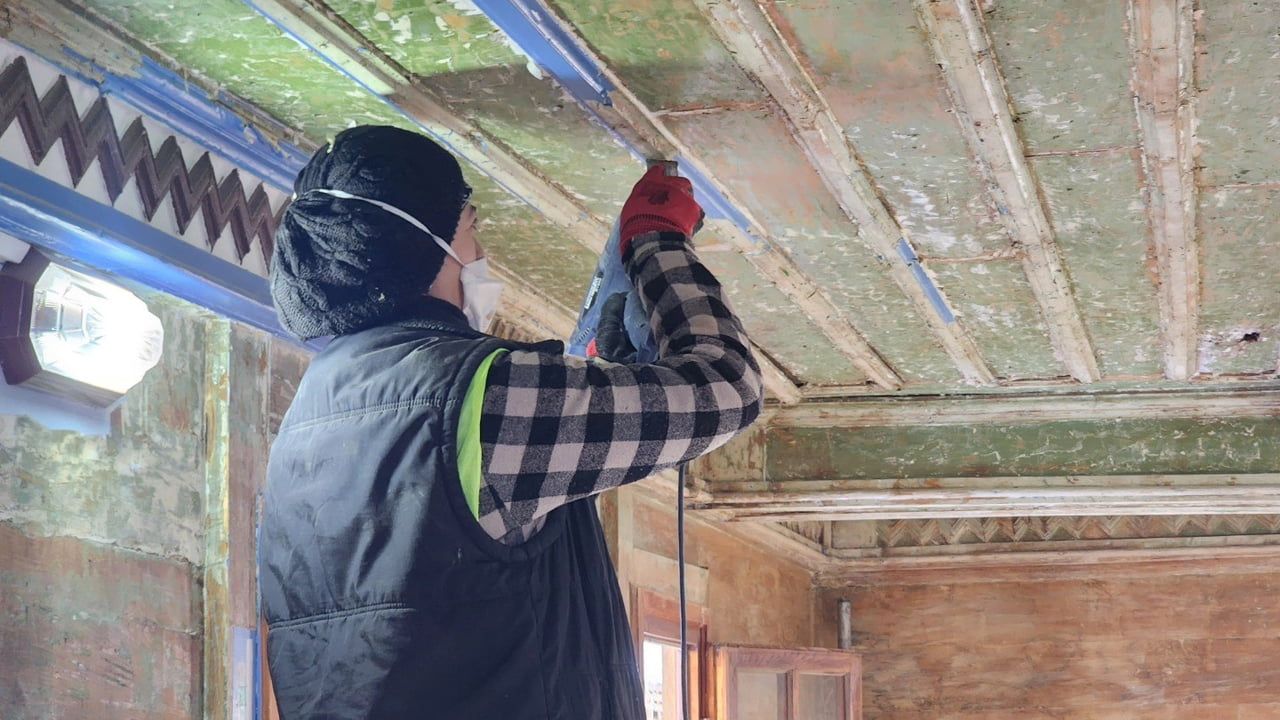 145 Yıllık Nüzhetiye Camisi’nin Restore Çalışmaları Devam Ediyor