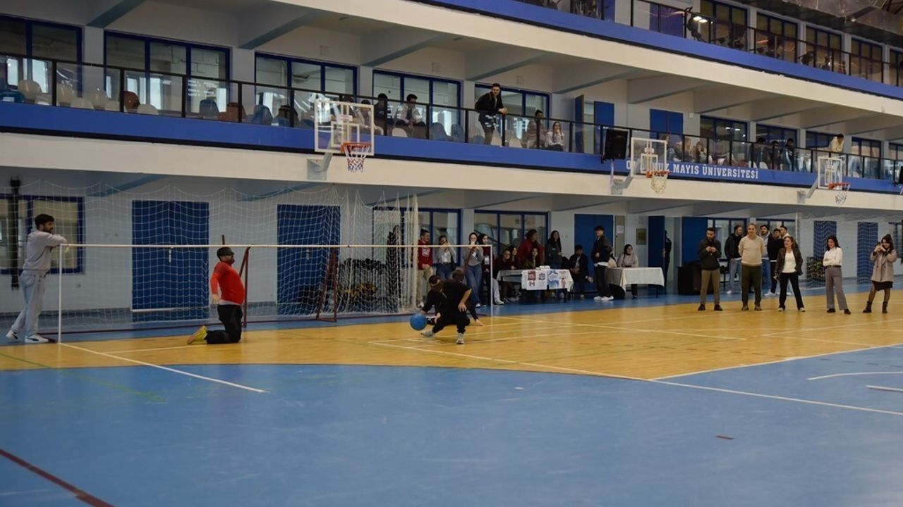 3 Aralık Dünya Engelliler Günü’nde OMÜ’de Golbol Etkinliği